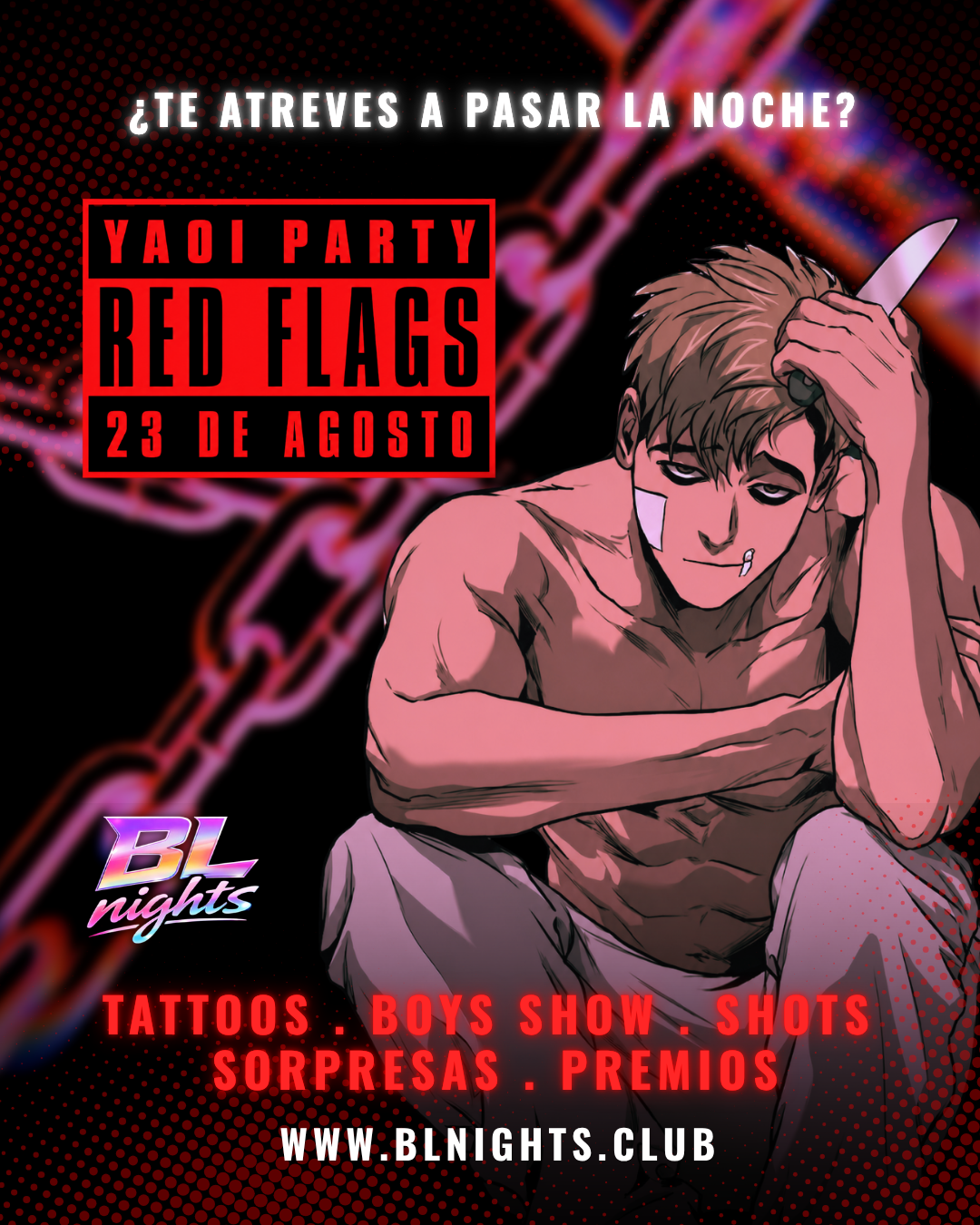 RED FLAGS — ¿Te atreves a pasar la noche?
